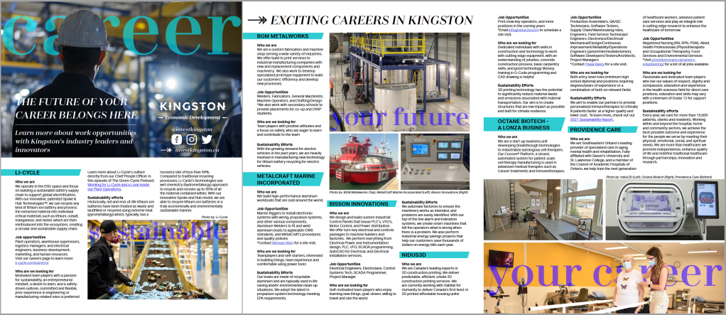 Career Pathways E-magazine Ad and Full Spread